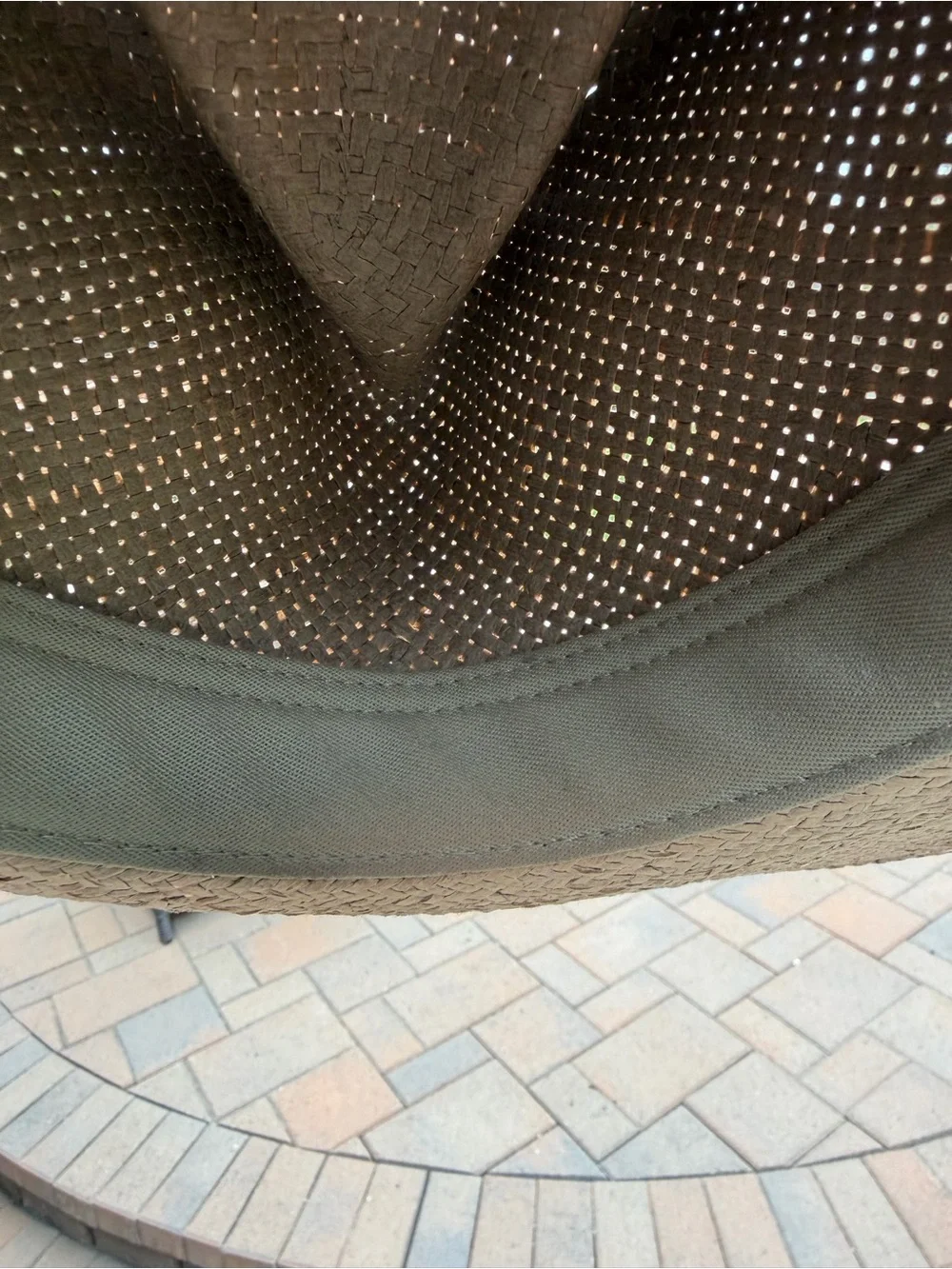 Neutral Straw Fedora Hat with Trim - Women Accessories